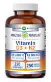 Amazing Nutrition frasco delante mostrando etiqueta y beneficios