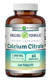 Amazing Nutrition frasco front mostrando 240 tabletas y etiqueta clara