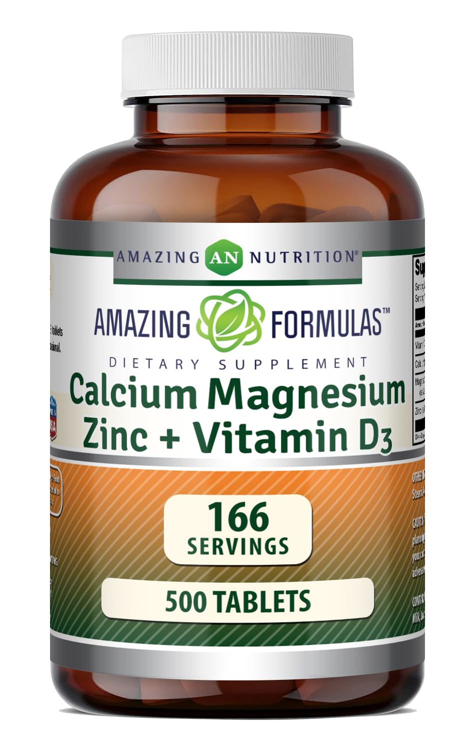 Amazing Nutrition frasco frontal mostrando etiqueta y beneficios