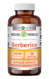 Amazing Nutrition envase frontal mostrando berberine y 60 cápsulas, claridad de información
