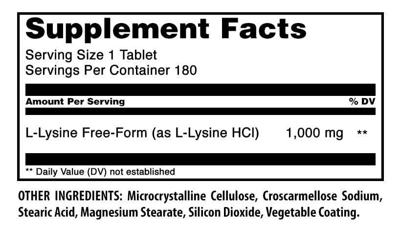 Amazing Nutrition primer plano de tabletas l-lisina y textura uniforme