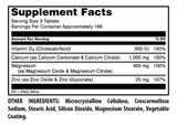 Amazing Nutrition primer plano de tabletas y textura clara