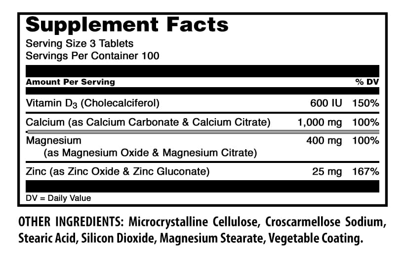 Amazing Nutrition primer plano de tabletas para ver textura y tamaño