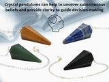 Amazing Gemstone certificado de autenticidad acompañado de péndulos