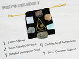 Amazing Gemstone comparación de tamaño en manos para referencia real