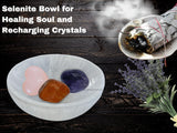 Amazing Gemstone cuenco en altar decorativo, añade estilo natural al espacio