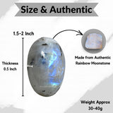 Amazing Gemstone reflejo iridiscente visible al mover la piedra