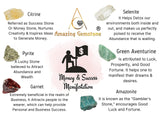 Amazing Gemstone pirita textura metálica que transmite seguridad práctica