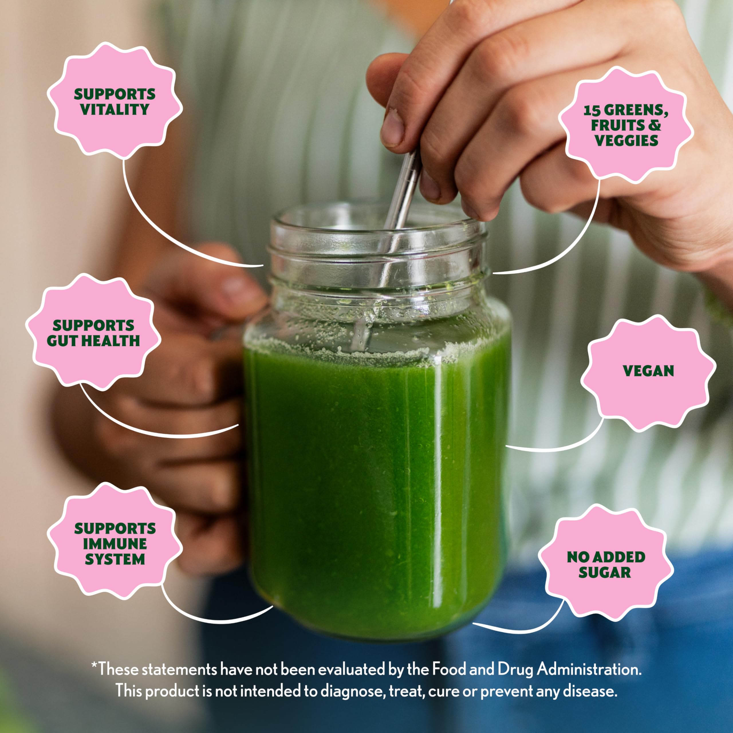 Amazing Grass batido de berry listo para beber, ejemplo de sabor agradable y práctico