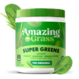 Amazing Grass etiqueta con certificaciones orgánicas y sellos claros