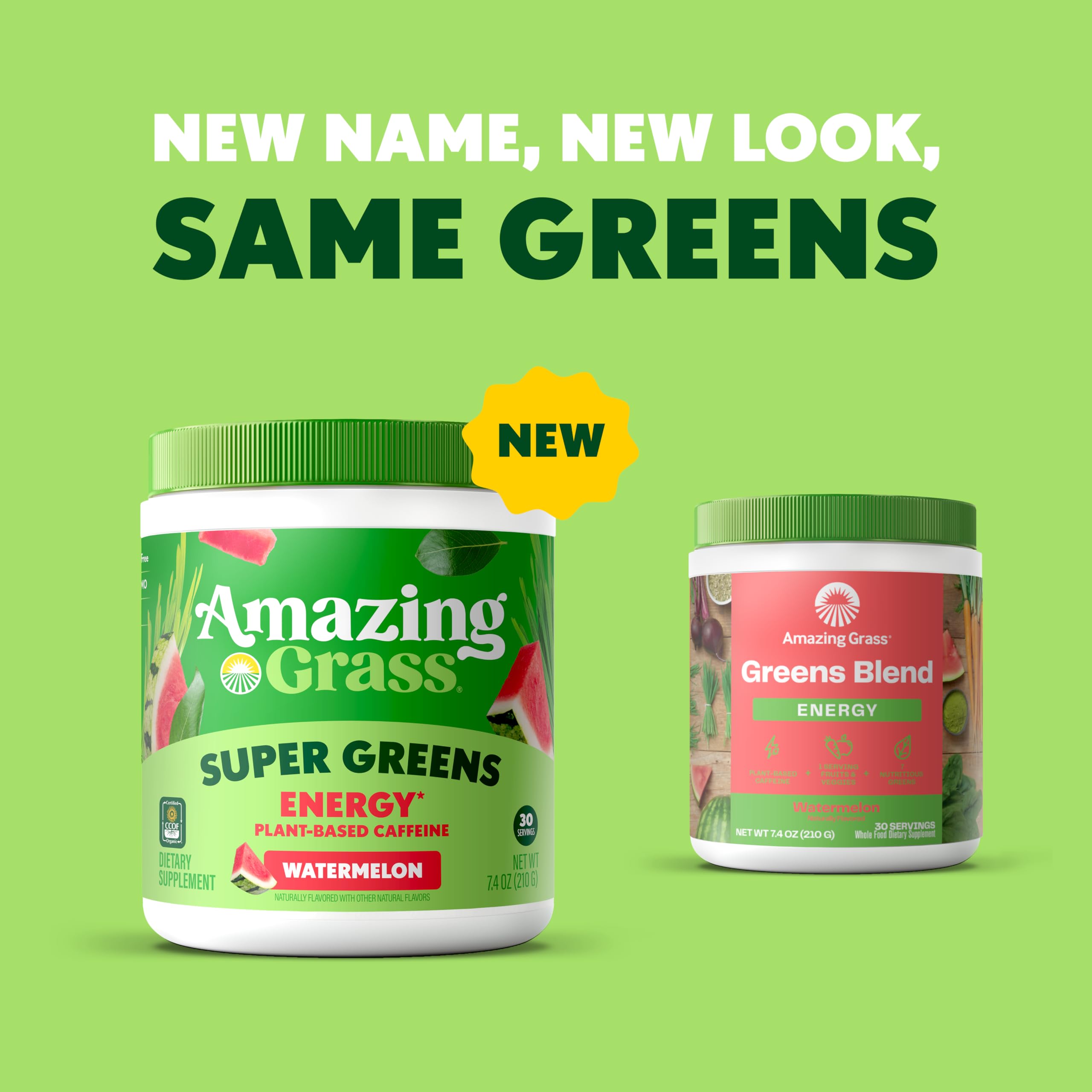 Amazing Grass polvo verde textura fina que mejora mezcla y sabor
