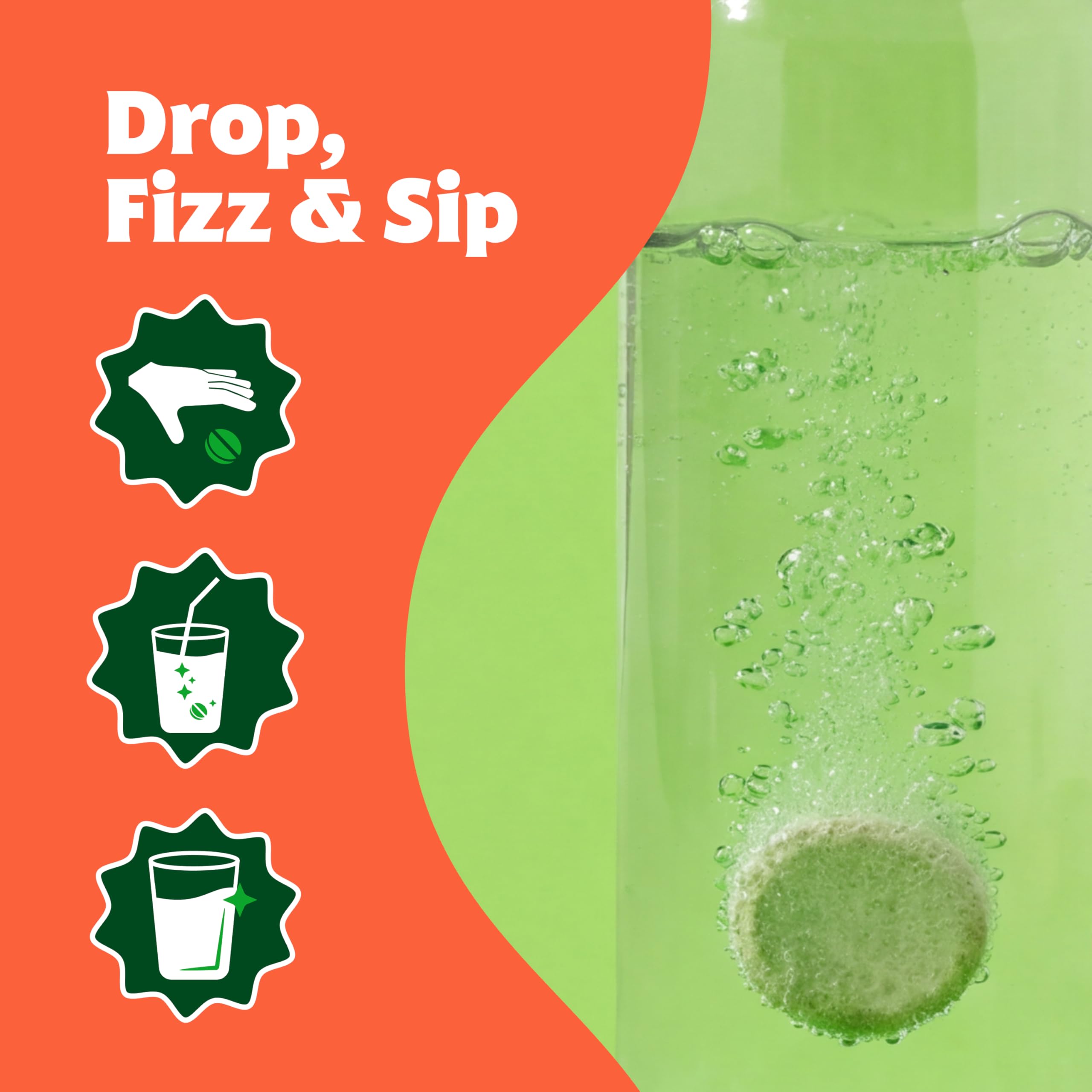 Amazing Grass bebida hecha con tabletas en botellas de gimnasio