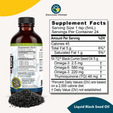 Amazing Herbs semillas de Nigella sativa antes de prensado, origen orgánico