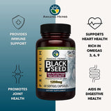 Amazing Herbs etiqueta nutricional con información de ingredientes confiable