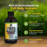 Amazing Herbs detalle del aceite mostrando color y textura nutritiva