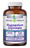 Amazing Nutrition frasco delante mostrando etiqueta clara y beneficios