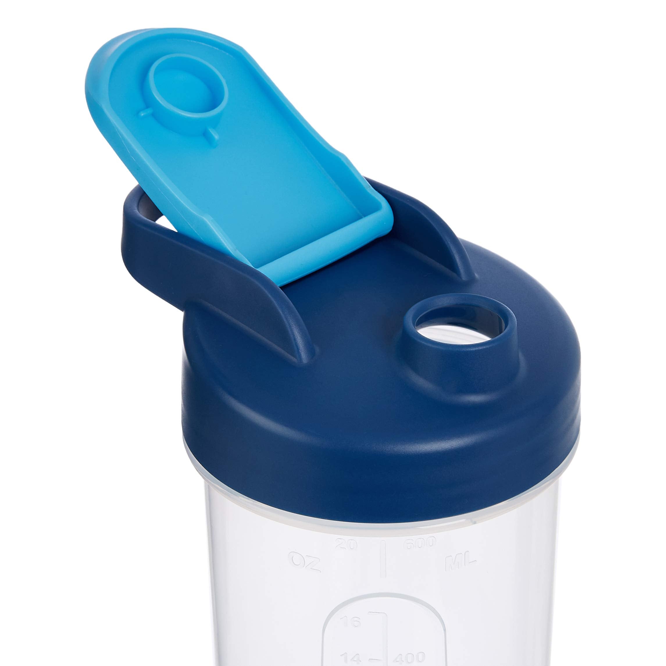 Amazon Basics botella en gimnasio, portátil y lista para entrenar