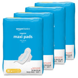 Amazon Basics empaque frontal mostrando 144 unidades y beneficio de suministro prolongado