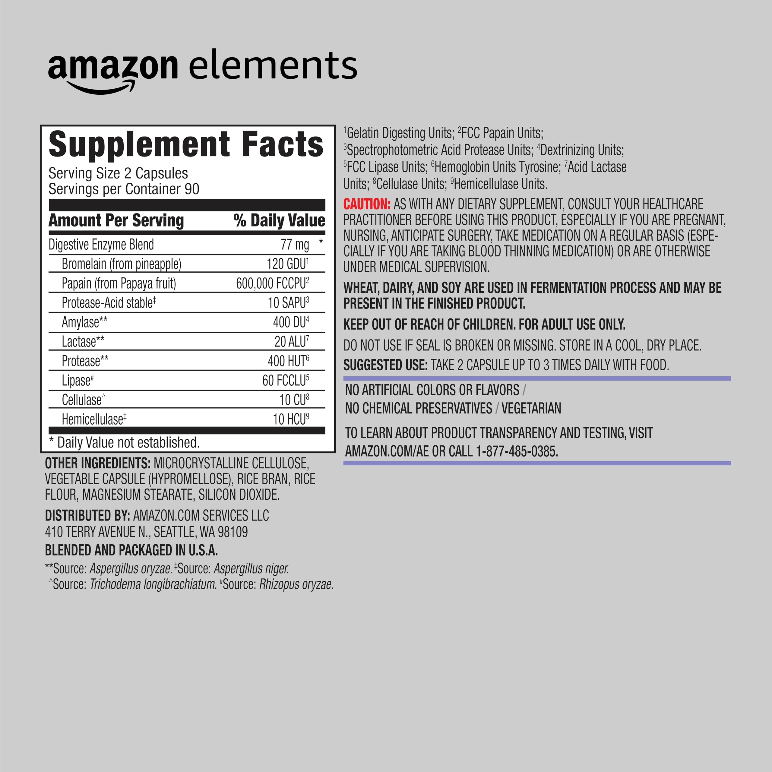 Amazon Elements primer plano de cápsula mostrando textura y calidad del recubrimiento