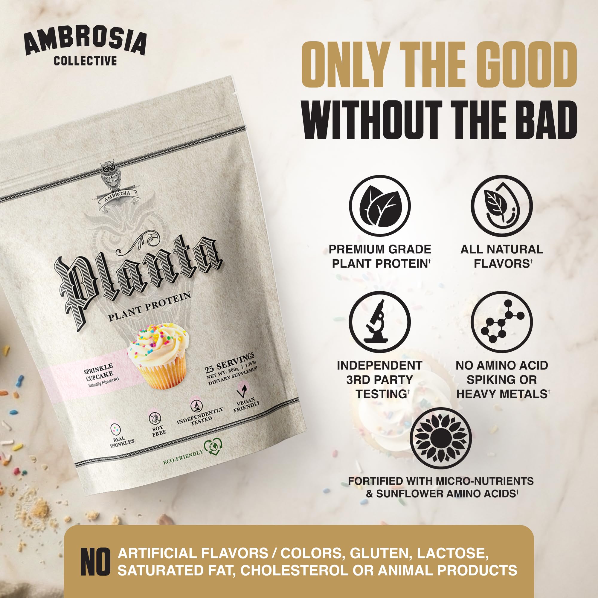 Ambrosia en cocina estilo de vida, versátil para recetas diarias