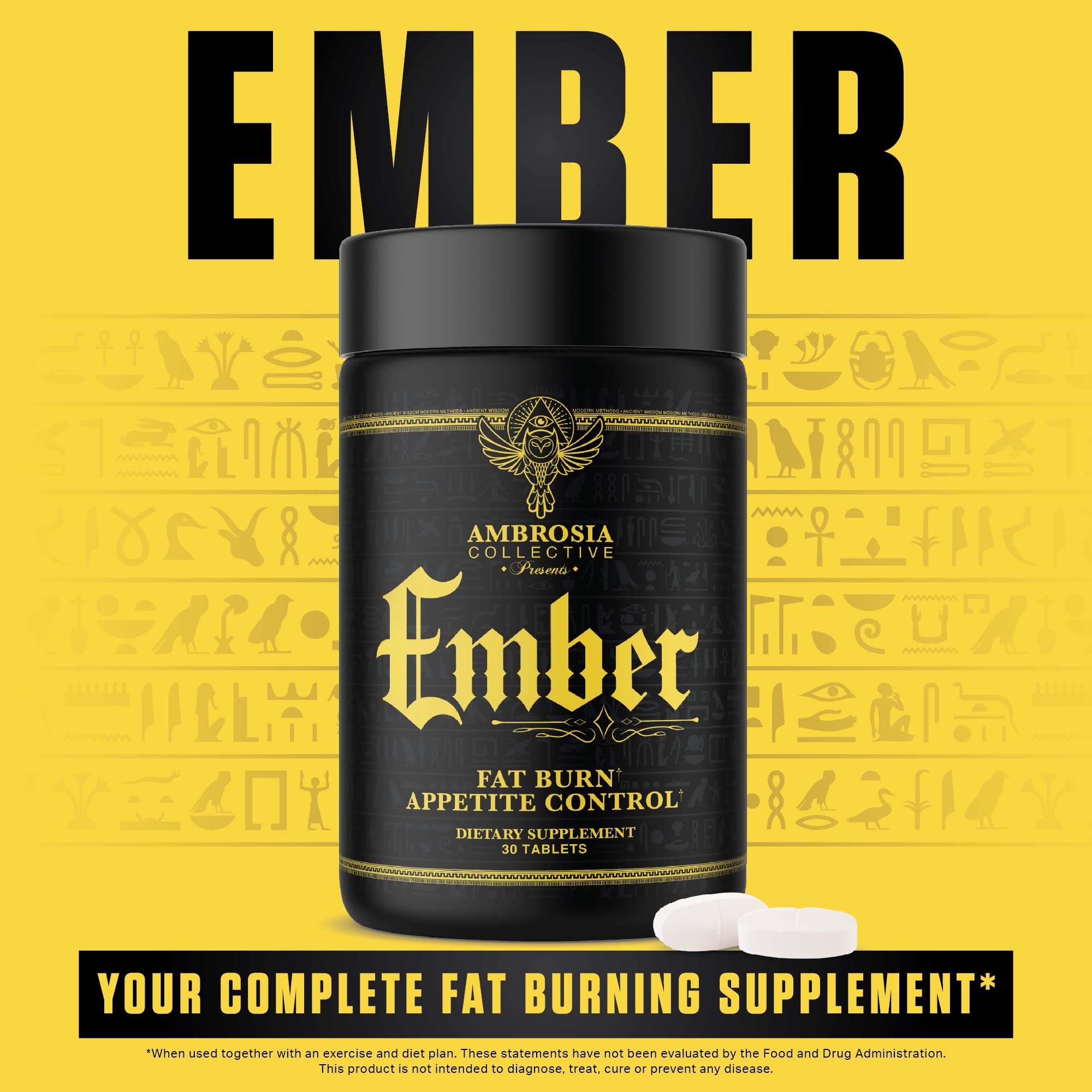 Ambrosia Ember en uso matutino junto a agua y rutina saludable