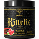 Ambrosia Kinetic frente del envase mostrando diseño y sabor sandía