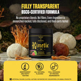 Ambrosia Kinetic bebida preparada en vaso listo para consumir antes del entrenamiento
