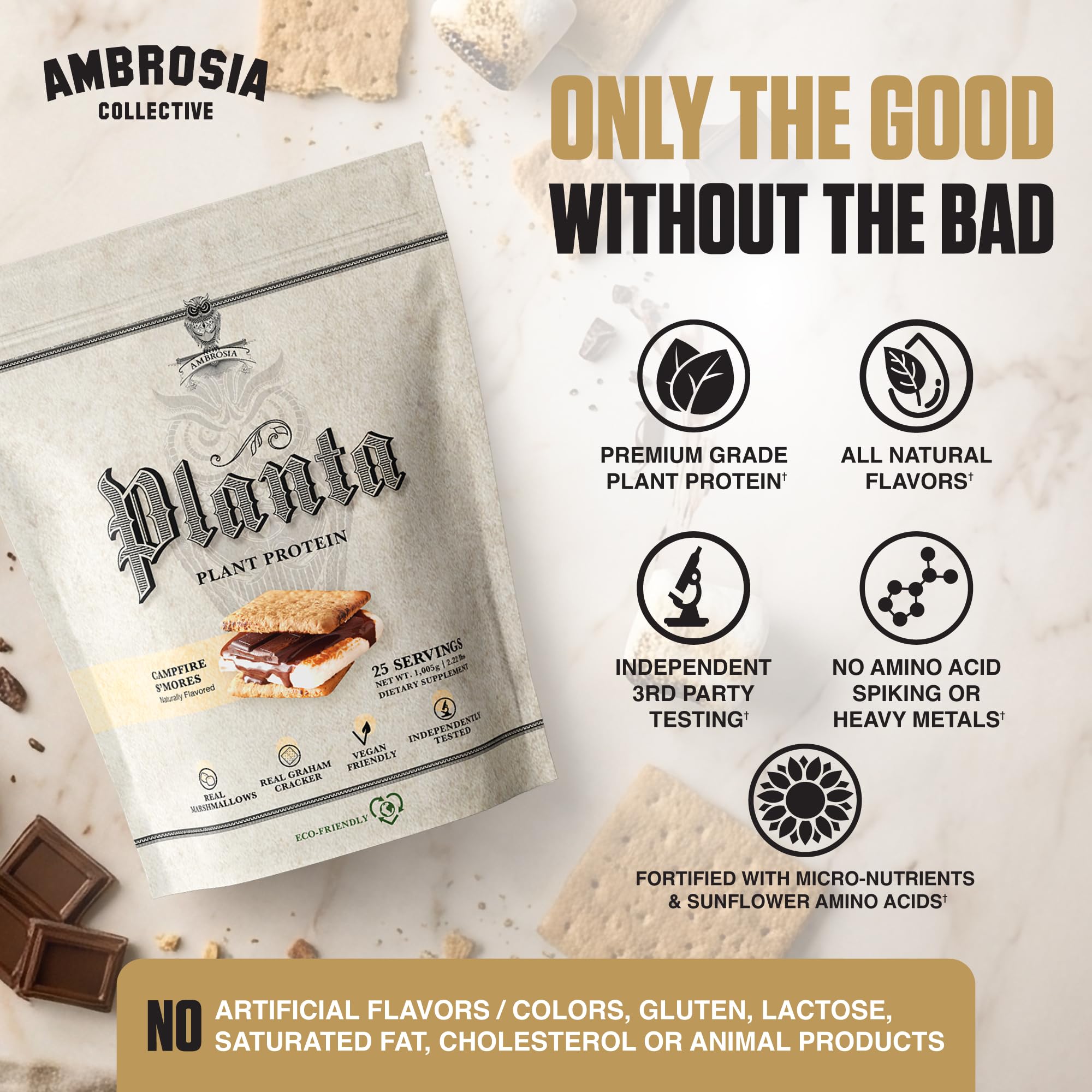 Ambrosia smoothie de desayuno, opción práctica y nutritiva