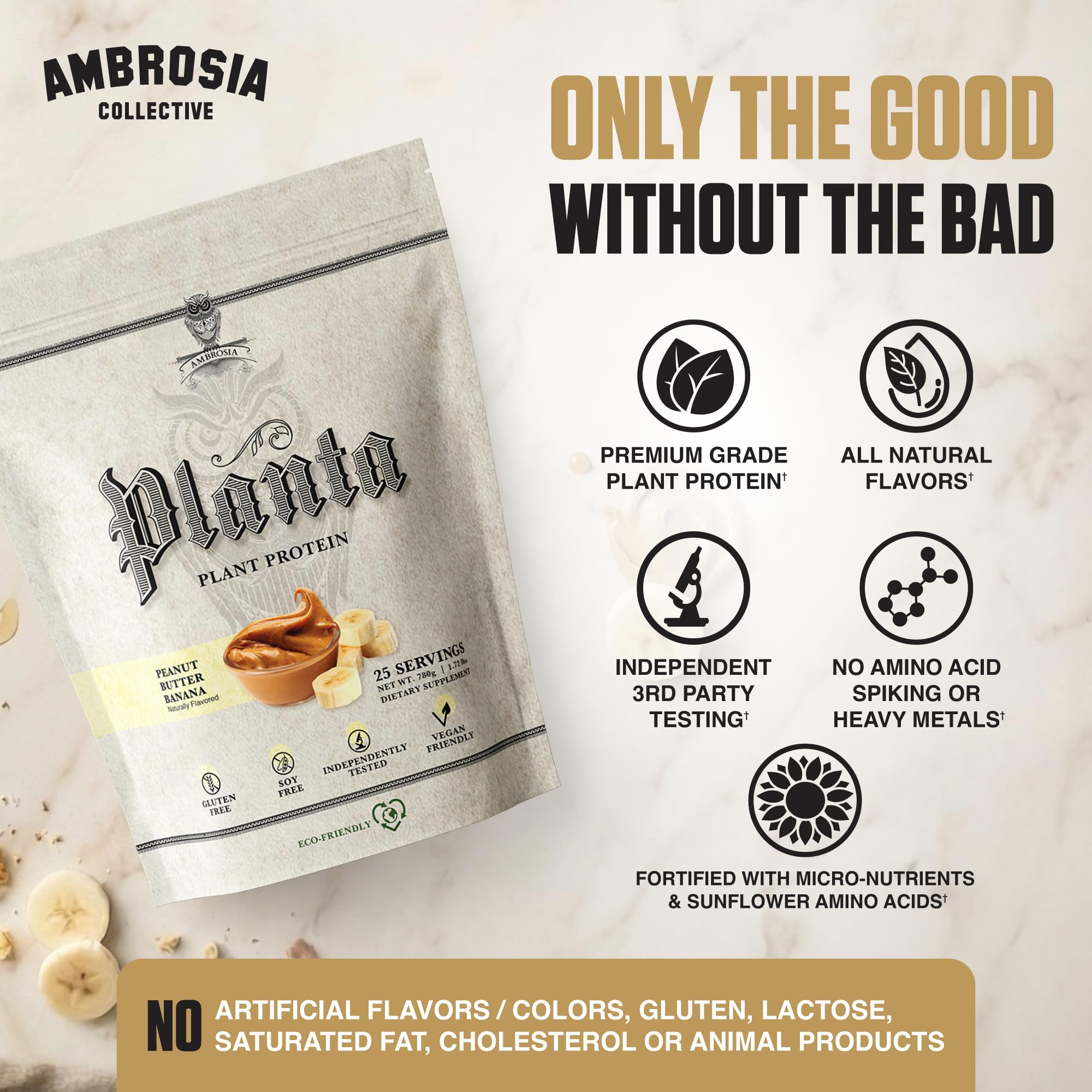 Ambrosia uso en entrenamiento para recuperación y soporte proteico