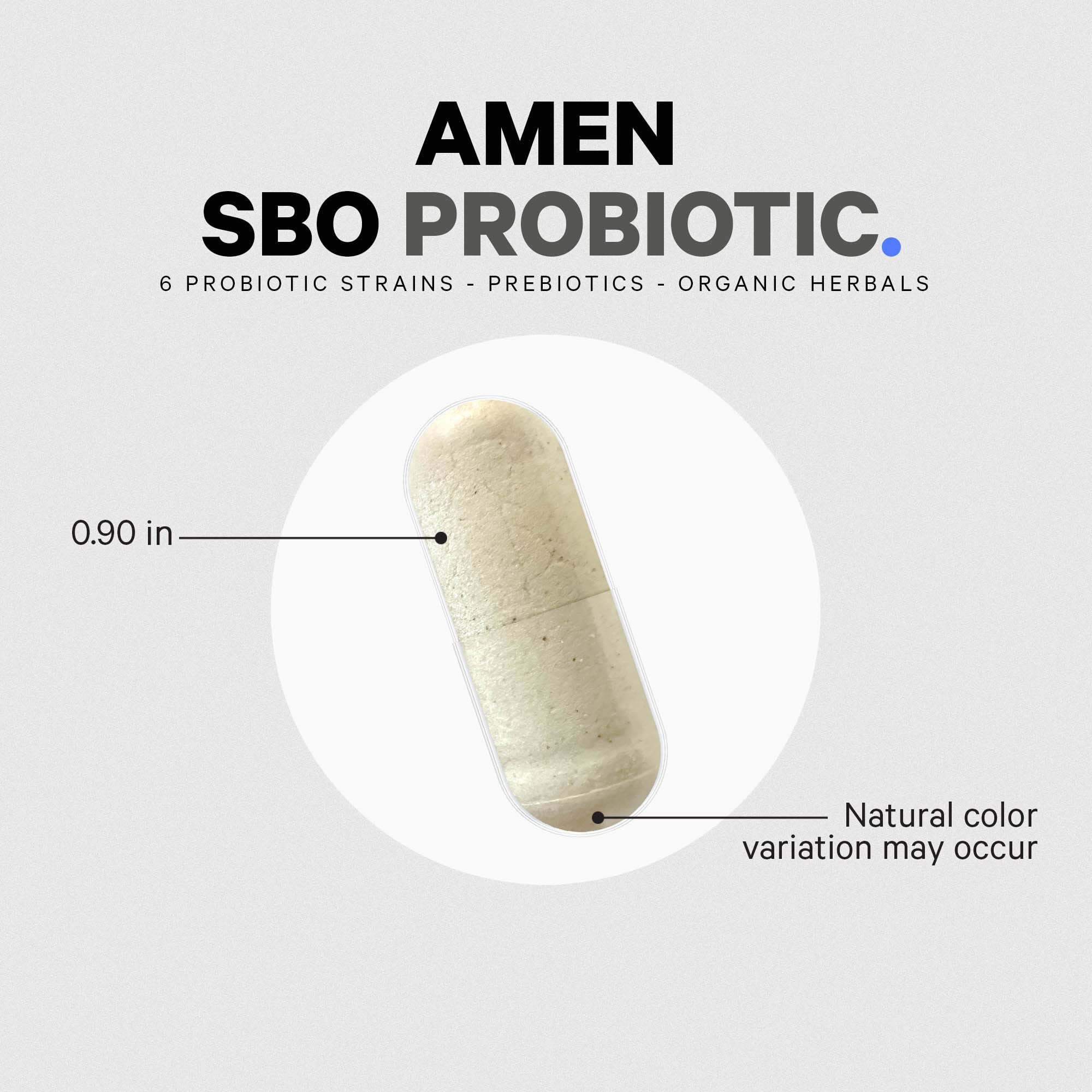 Amen sello de fabricación en EE. UU. para confianza en calidad cGMP