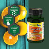 America Medic & Science Rapid-C tabletas junto a alimentos ricos en hierro para uso complementario