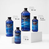 American Biotech Labs frasco junto a una mano para comparar tamaño y dosificación