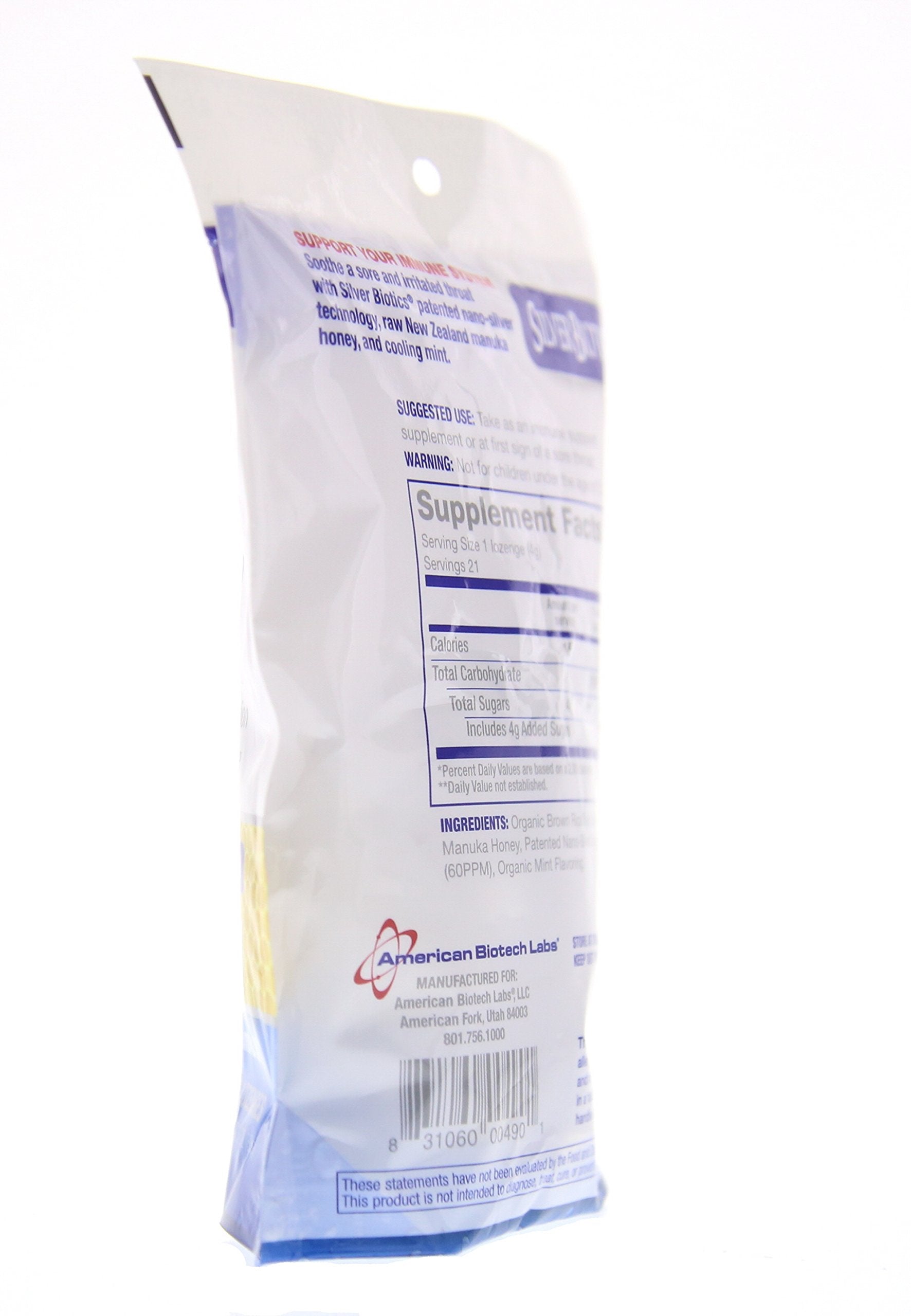 American Biotech Labs primer plano miel de Manuka en textura espesa y calmante