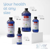 American Biotech Labs detalle de etiqueta destacando la tecnología SilverSol