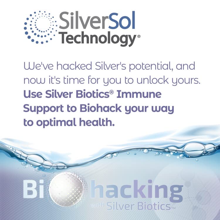 American Biotech Labs textura del líquido SilverSol mostrando apariencia limpia
