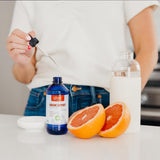 American Biotech Labs SilverBiotics gotas en superficie mostrando textura estable