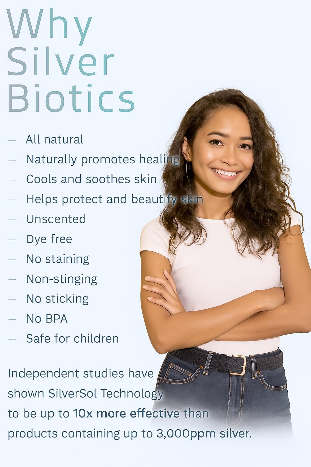 American Biotech Labs SilverBiotics en mesa de cocina mostrando uso cotidiano