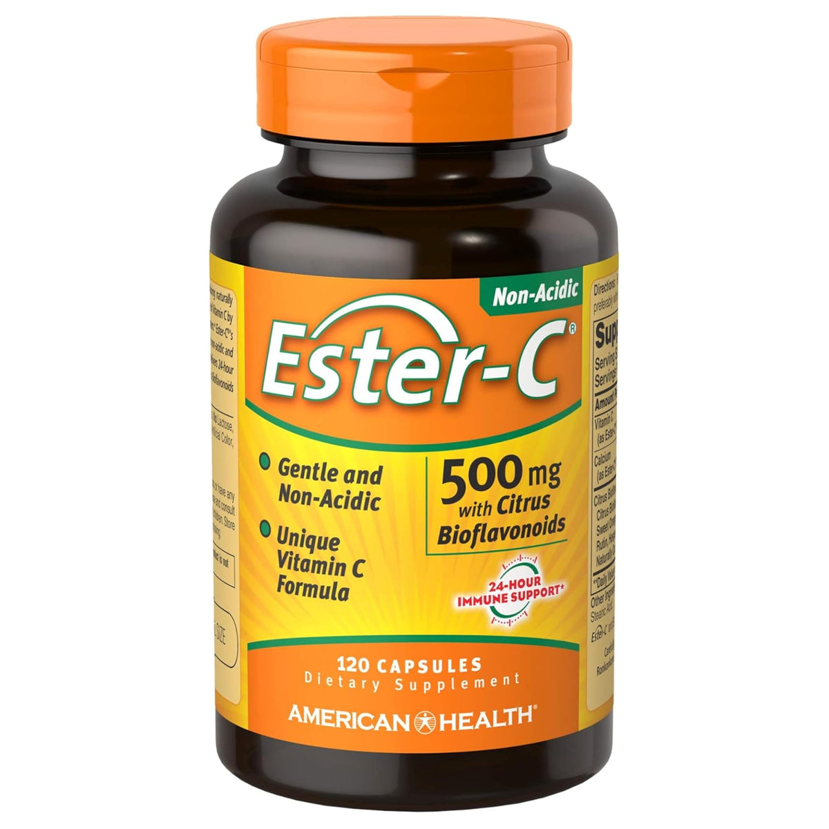 American Health: frente del empaque mostrando cápsulas y beneficios claros