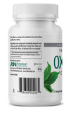 American Nutriceuticals Oxy-Plus etiqueta con ingredientes y beneficios para lectura rápida
