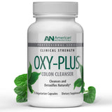 American Nutriceuticals Oxy-Plus frente del envase mostrando dosis y formato, facilita decisión de compra
