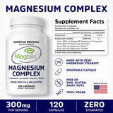 American Research Supplements cápsulas en mano ilustrando dosis práctica