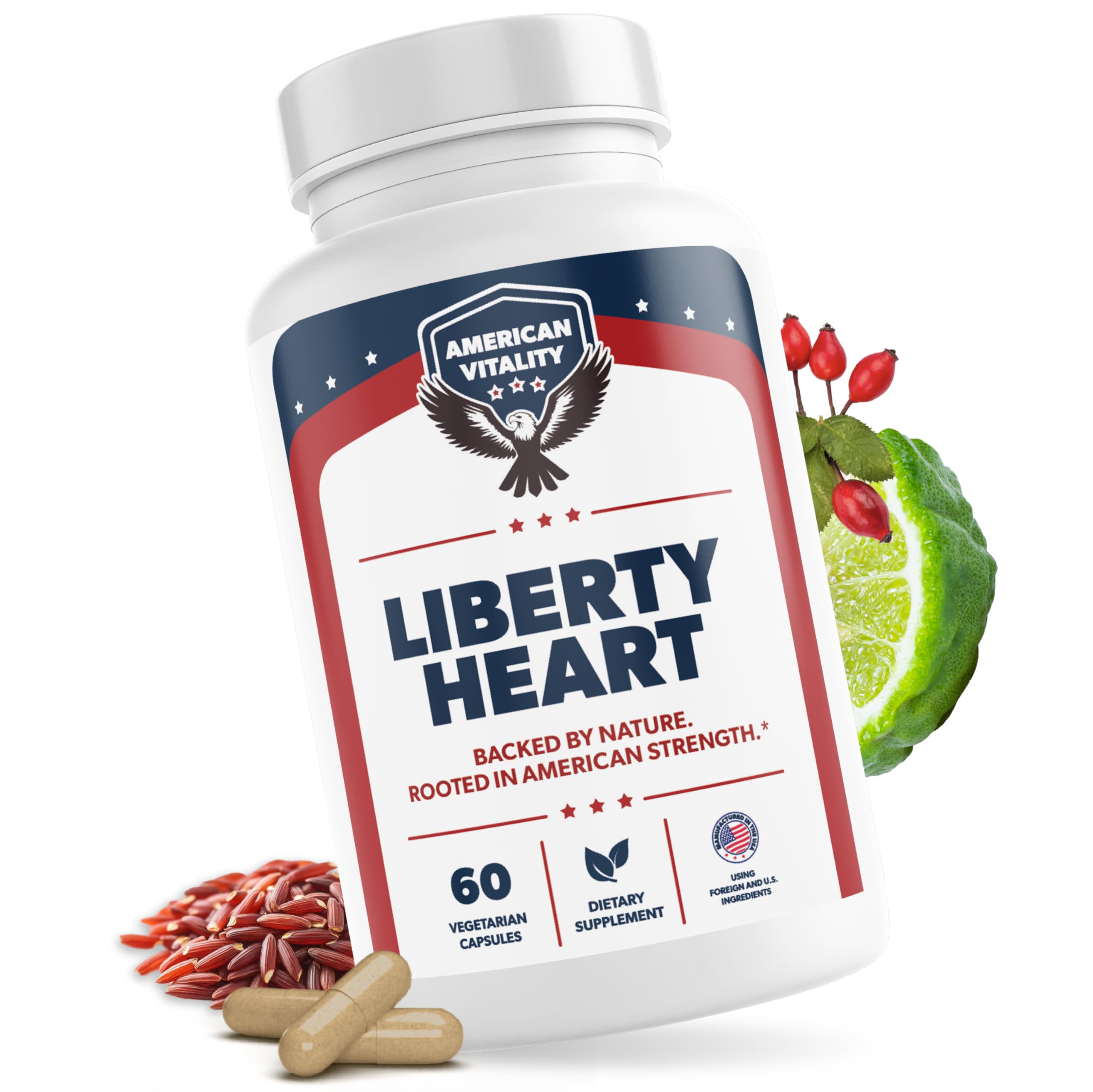 AMERICAN VITALITY bote frontal mostrando la etiqueta y beneficios claros