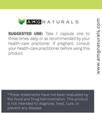 AMG Naturals producto en mesa junto a elementos naturales como hoja y madera
