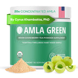 Amla Green vista frontal del envase mostrando diseño y formato práctico