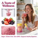 AMOQUCT alva slim vaso con bebida preparada que favorece digestión