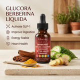 AMOQUCT etiqueta detallada de Glucora con lista de ingredientes visible y segura