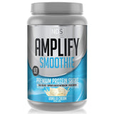AMPLIFY frente del envase mostrando la marca y el sabor vainilla para elegir con confianza