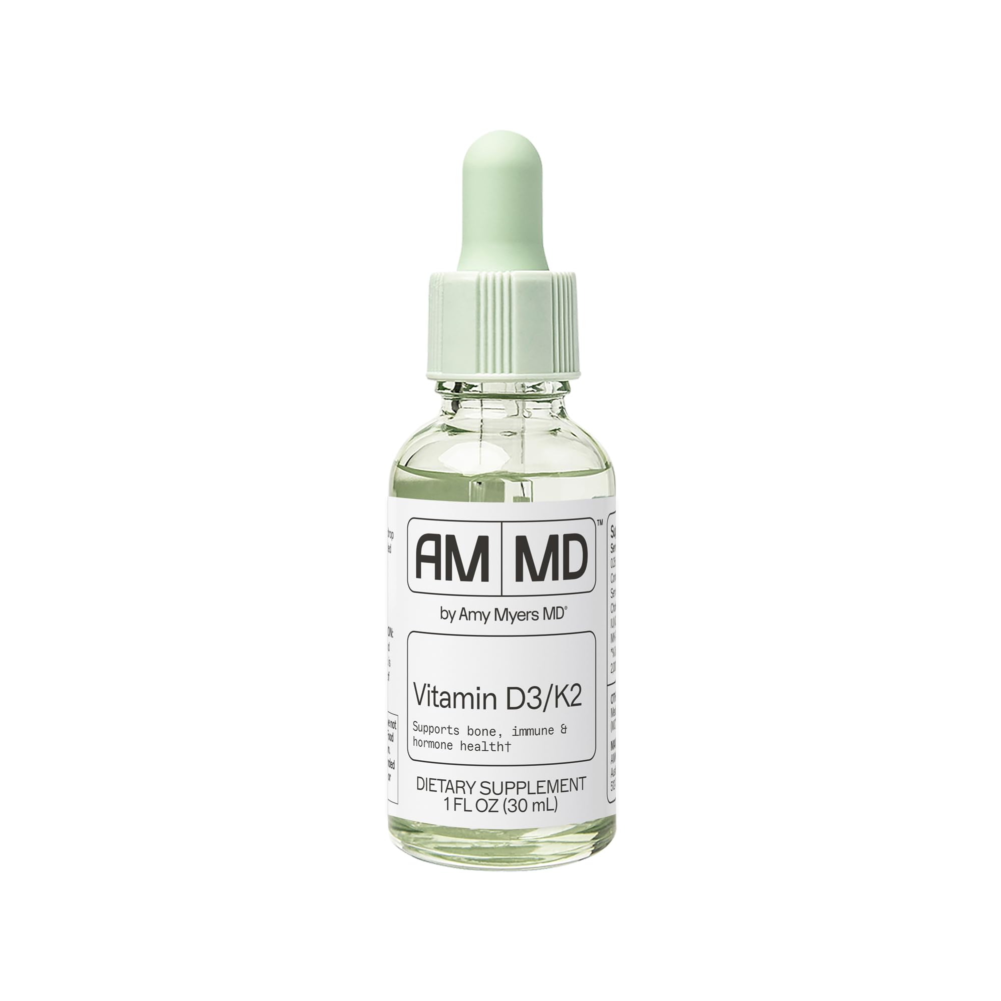 Amy Myers MD frasco frente mostrando etiqueta clara y beneficios