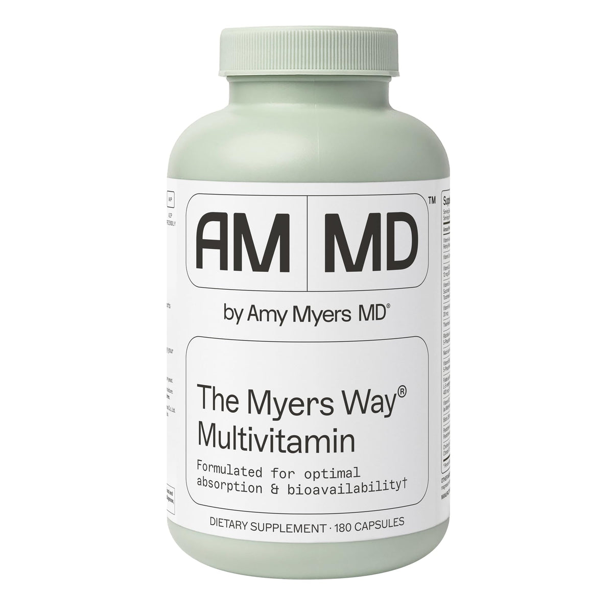Amy Myers MD envase frontal mostrando diseño y claramente identificable para compra segura