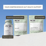 Amy Myers MD producto en escena lifestyle promoviendo bienestar digestivo